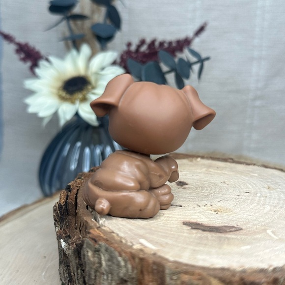 LPS Littlest Pet Shop #881 Brown Bulldog Toy Animal - Picture 2 of 3